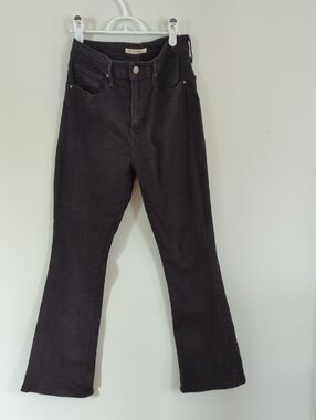Levis Black High Rise Bootcut Jeans